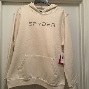Spyder Off-White/Cream Hoodie